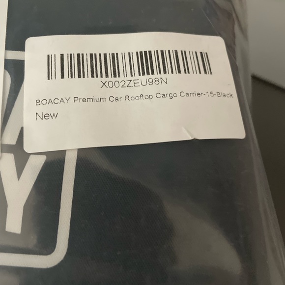 Boacay Premium Car Rooftop Cargo Carrier Bag 15 Cubic Ft Waterproof - Picture 3 of 6